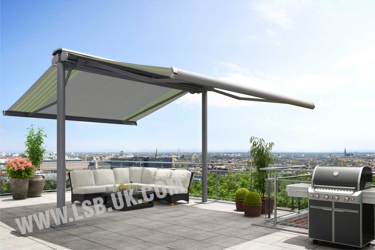 roof coupled system awning Lion Signs & Blinds